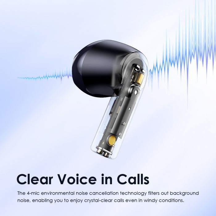 Riff 2 4-mic ENC Clear In Calls 30-hour Playtime App Earbuds