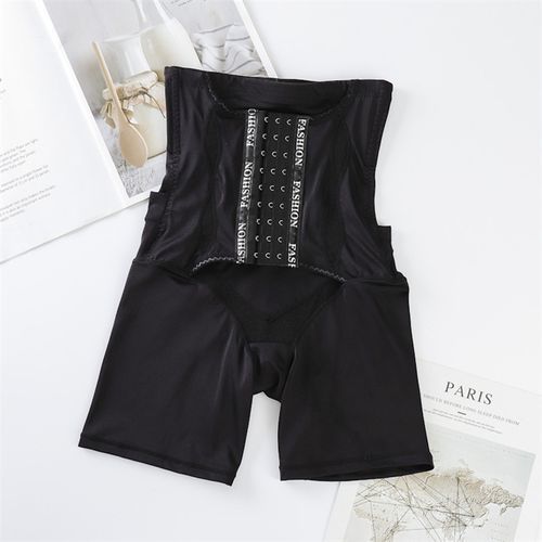 High Waist Tummy Control Panties Hip Belly Shapewear  Lifter-Black
