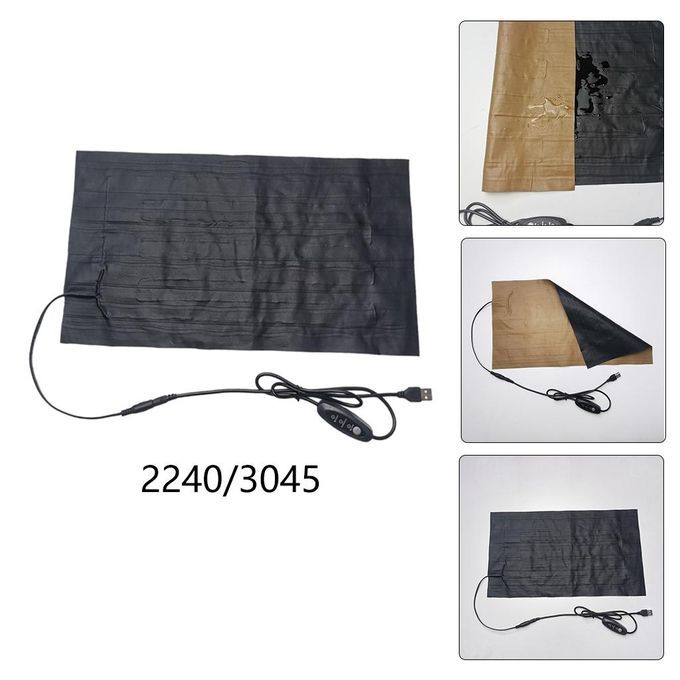 Three-Speed Adjustable Pet Heating Pad Timing Heated Mat Blanket For
