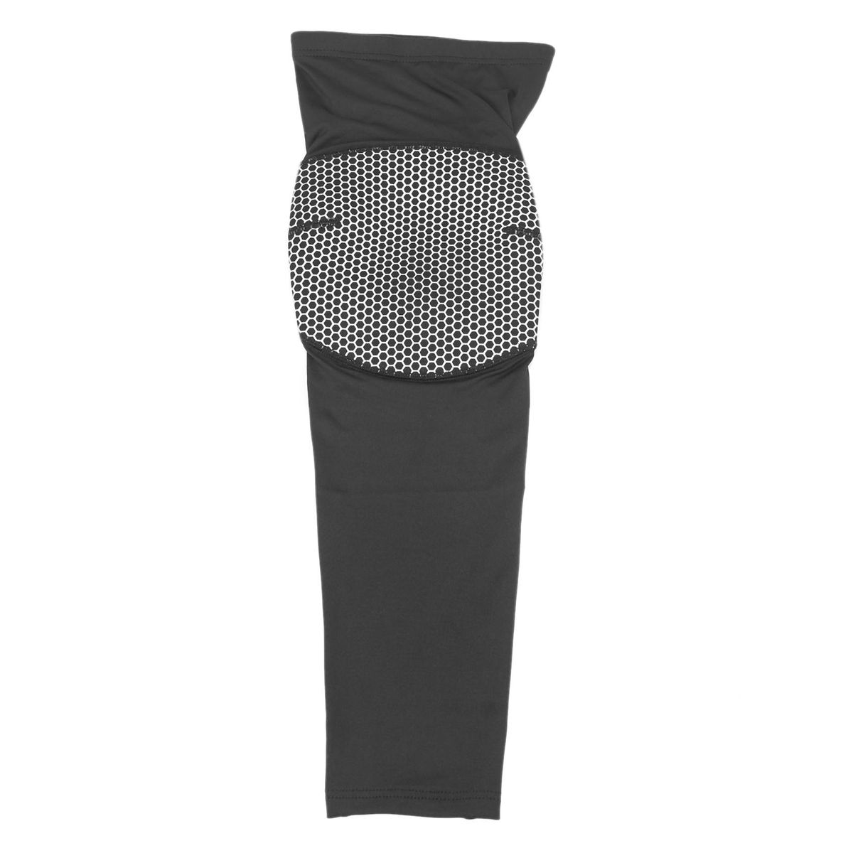 Unisex Running Basketball Sports Compression Knee Leg Calf Support Stretch Brace Long Sleeve Protector Wrap(black + silver L)