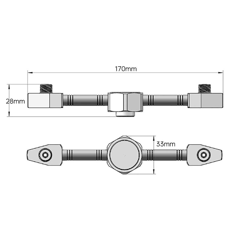 Camping Gas Tank Connector Lightweight Outdoor Gas Tank Adapter Accessories