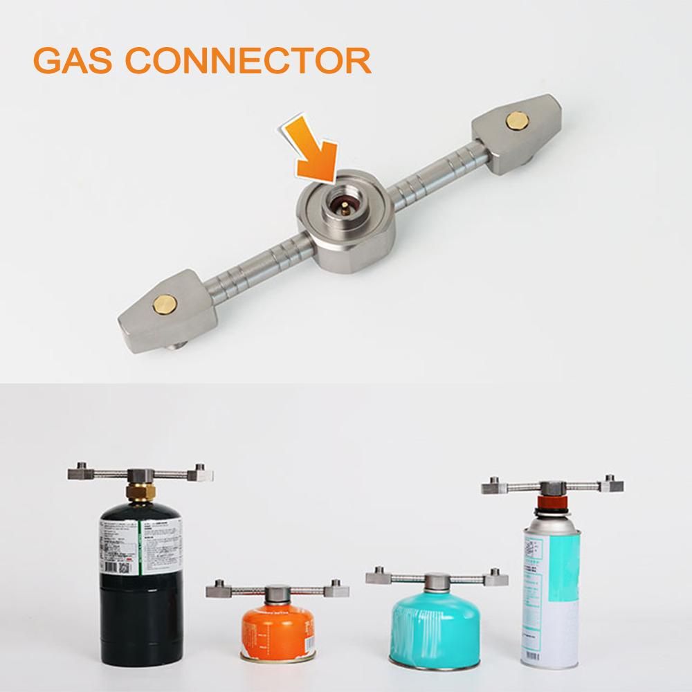 Camping Gas Tank Connector Lightweight Outdoor Gas Tank Adapter Accessories