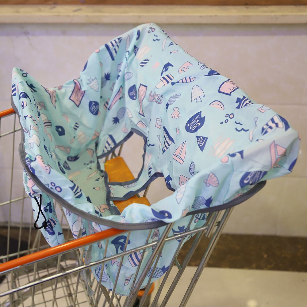 Portable Shopping Cart Chair Package Cover Trolley Soft Pad