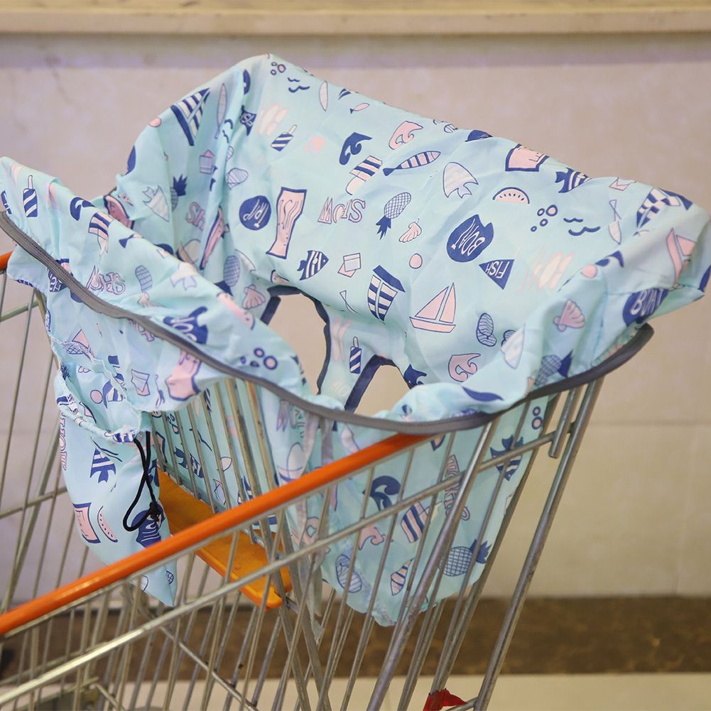 Portable Shopping Cart Chair Package Cover Trolley Soft Pad