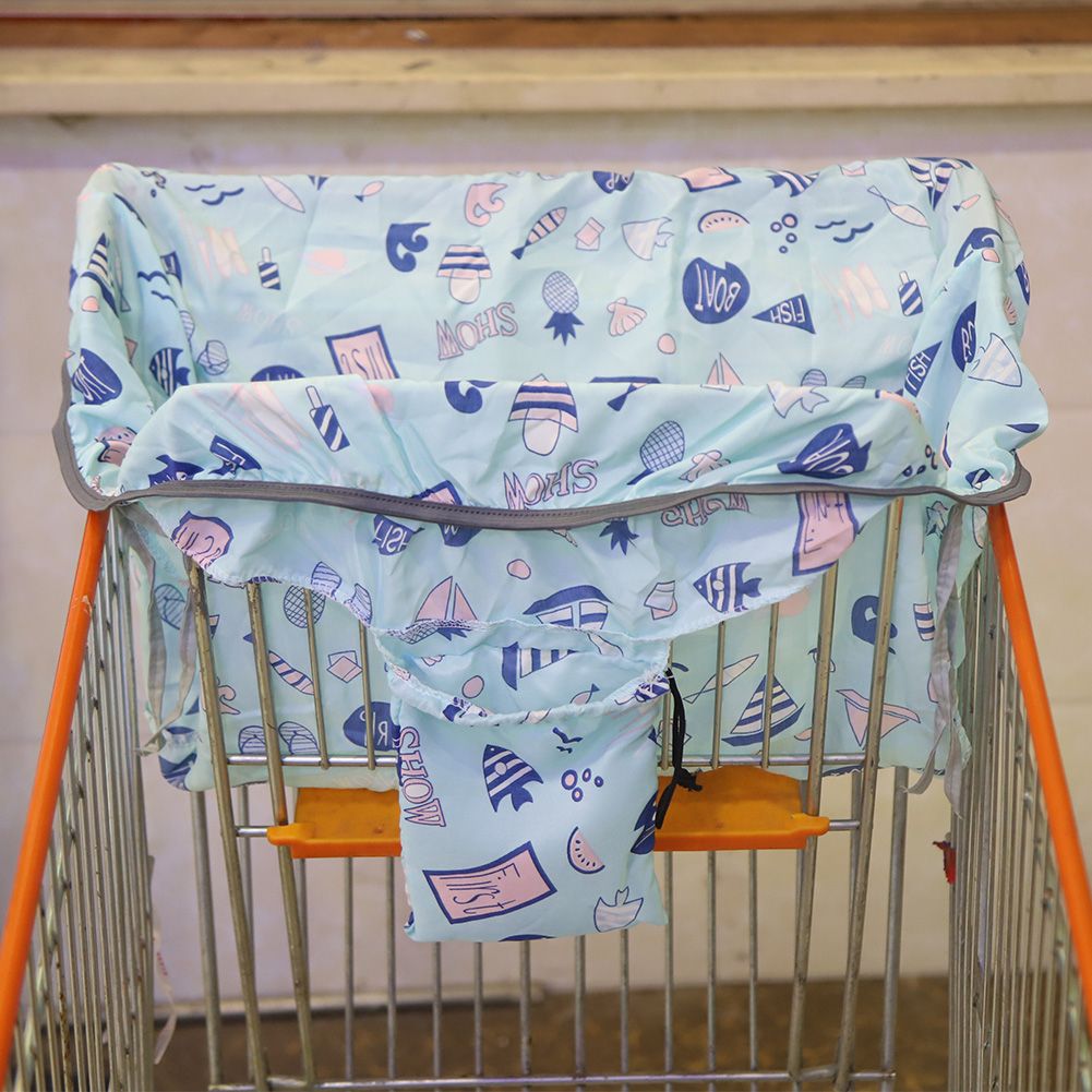Portable Shopping Cart Chair Package Cover Trolley Soft Pad