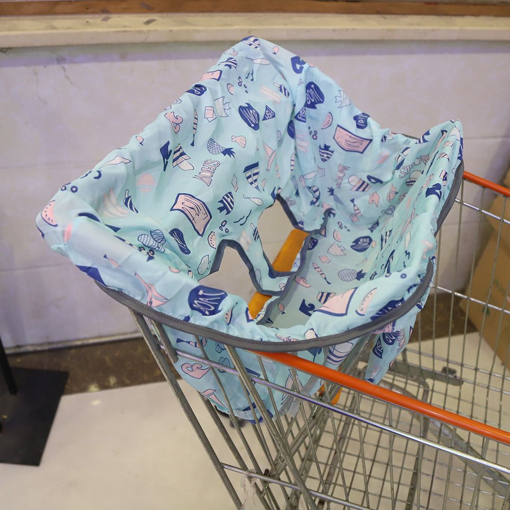 Portable Shopping Cart Chair Package Cover Trolley Soft Pad