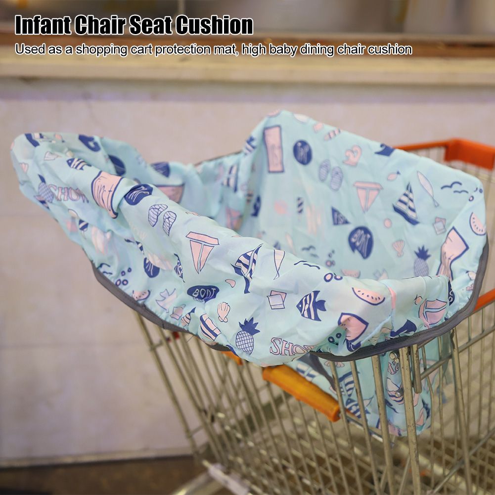 Portable Shopping Cart Chair Package Cover Trolley Soft Pad