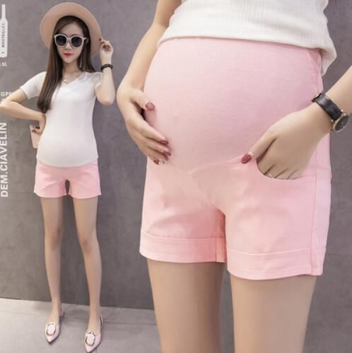 High Waist Denim Maternity Jeans For Pregnant Women Shorts Pregnancy Jeans Hole
