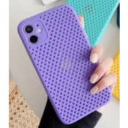 Breathable Hole Back Case For iPhone 11 - Purple