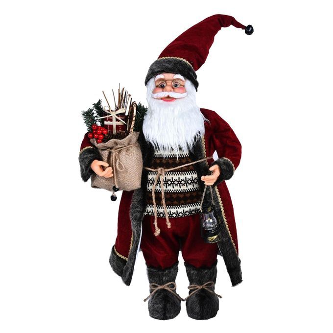 Santa Claus Figures Xmas Ornament Santa Statues And Figurines Style 4
