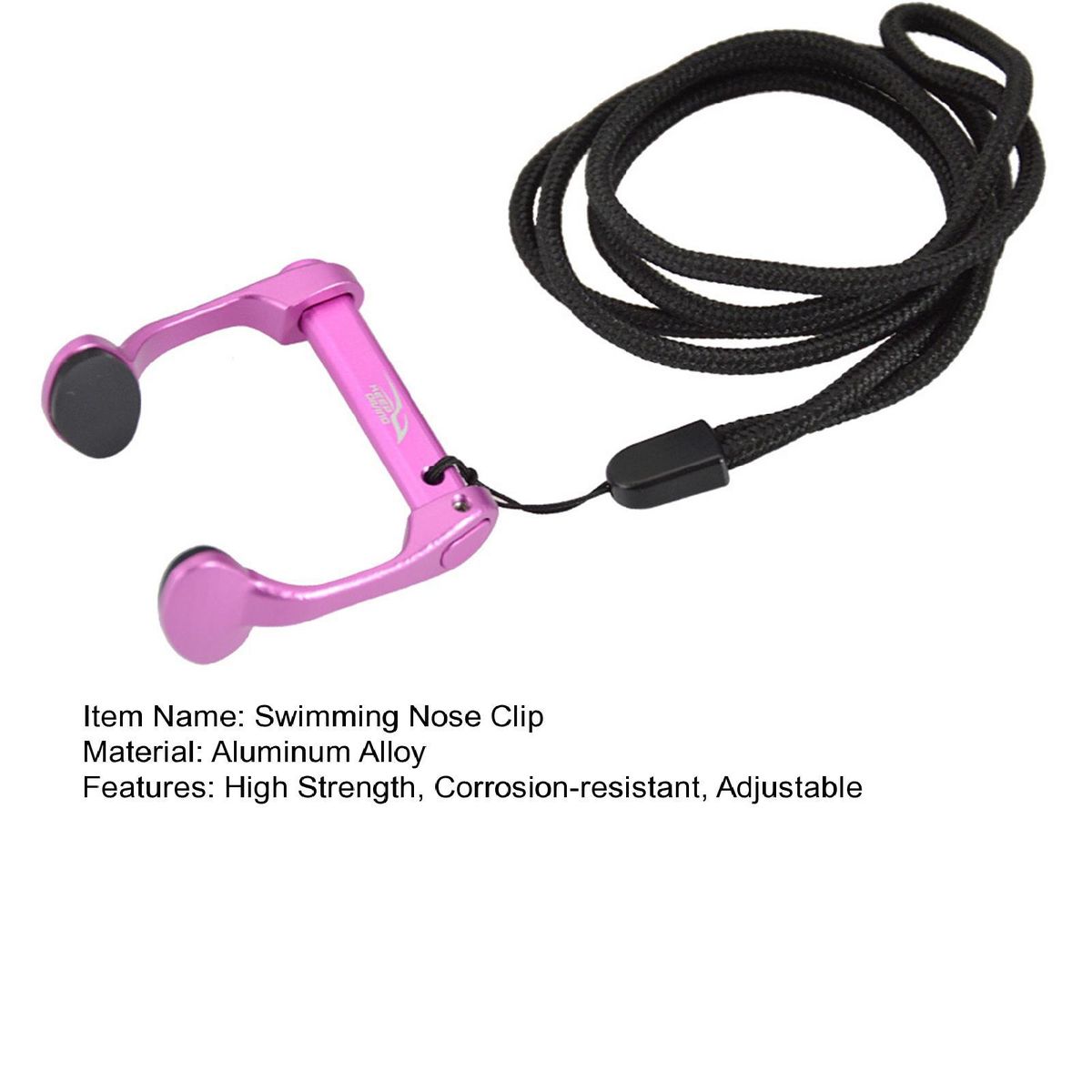 Nose Clip Waterproof Swimming Nose Clip Rose Red
