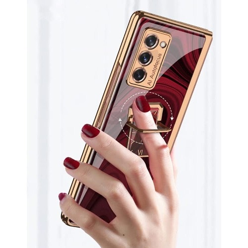 Samsung Galaxy Z Fold 2 5g Case With Ring Holder