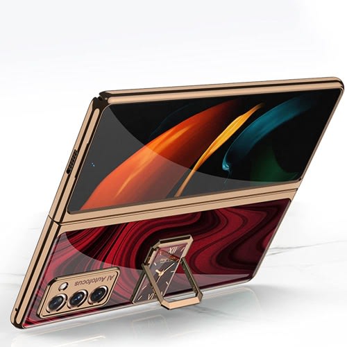 Samsung Galaxy Z Fold 2 5g Case With Ring Holder