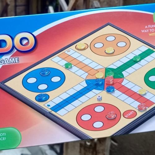 Ludo Magnetic Board Game (Big Size) With Free Dice