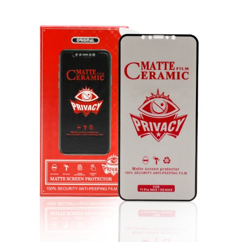 Ceramic Anti Spy Privacy Shatterproof Screen Glass Protector For iPhone 13 Pro