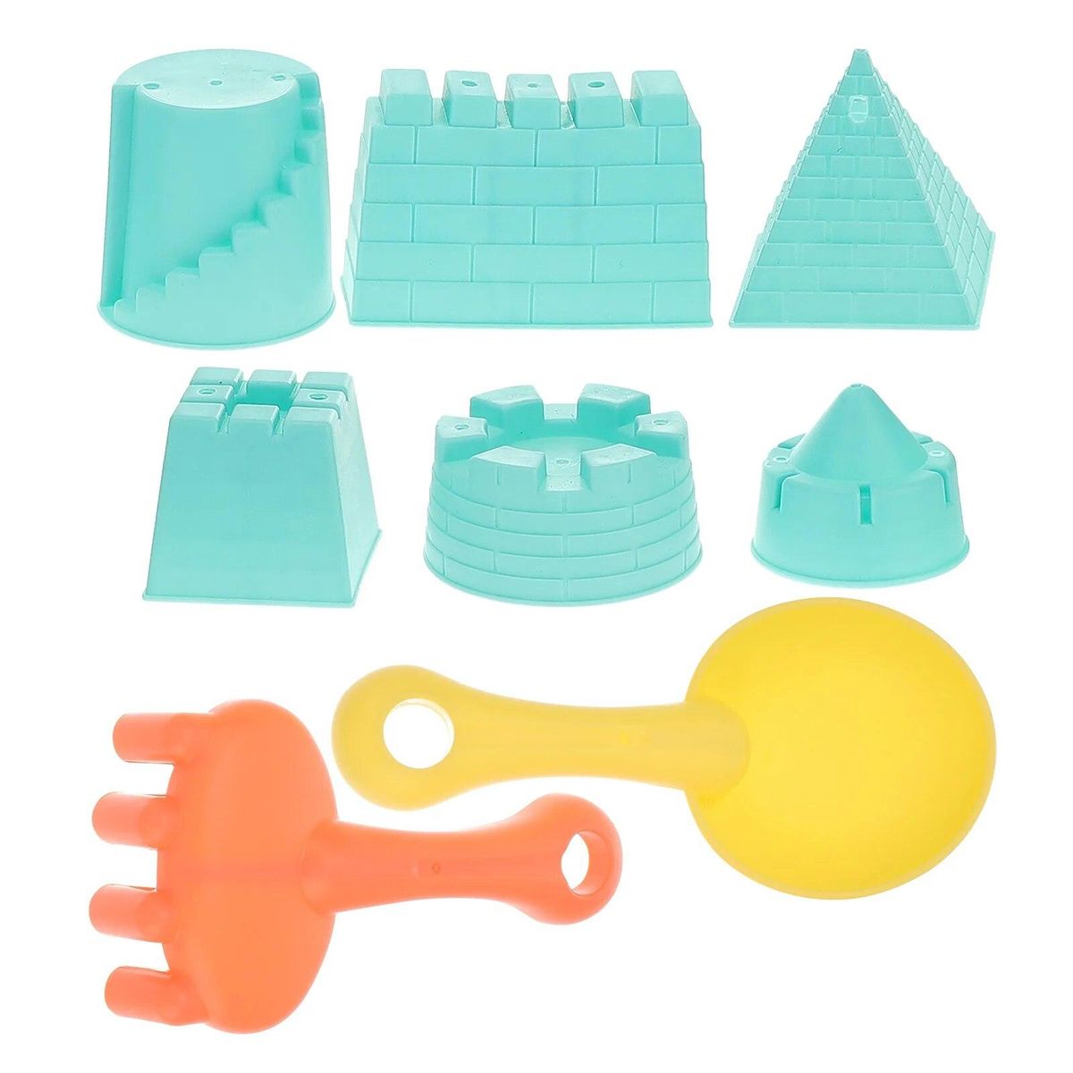 1 Set Kids Sand Toys Funny Sand Castle Toys Interactive Sand Toys Kids Sand Castle Toys Beach Sand Molds ( As Shown )