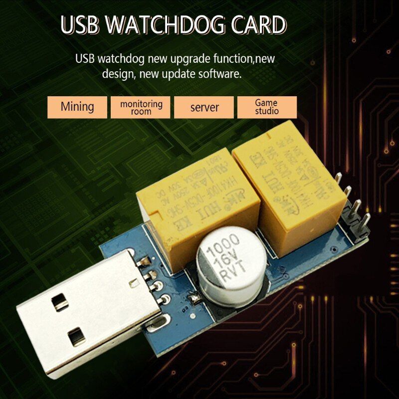 USB Watchdog Computer Automatic Restart Blue Screen Mining Game ServeMiner For PC