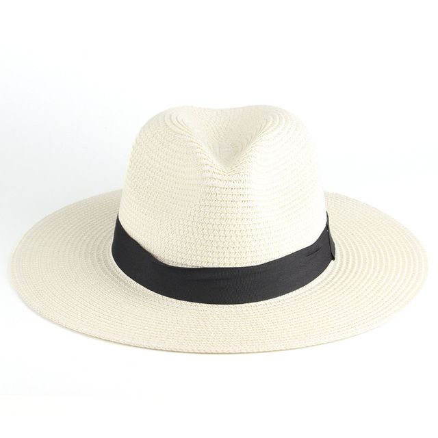 Adjustable Classic Panama Hat Traditional Weaving Of The Ecuadorian Toquilla Straw Hat Handmade In Ecuador Sun Hats Beach Cap White