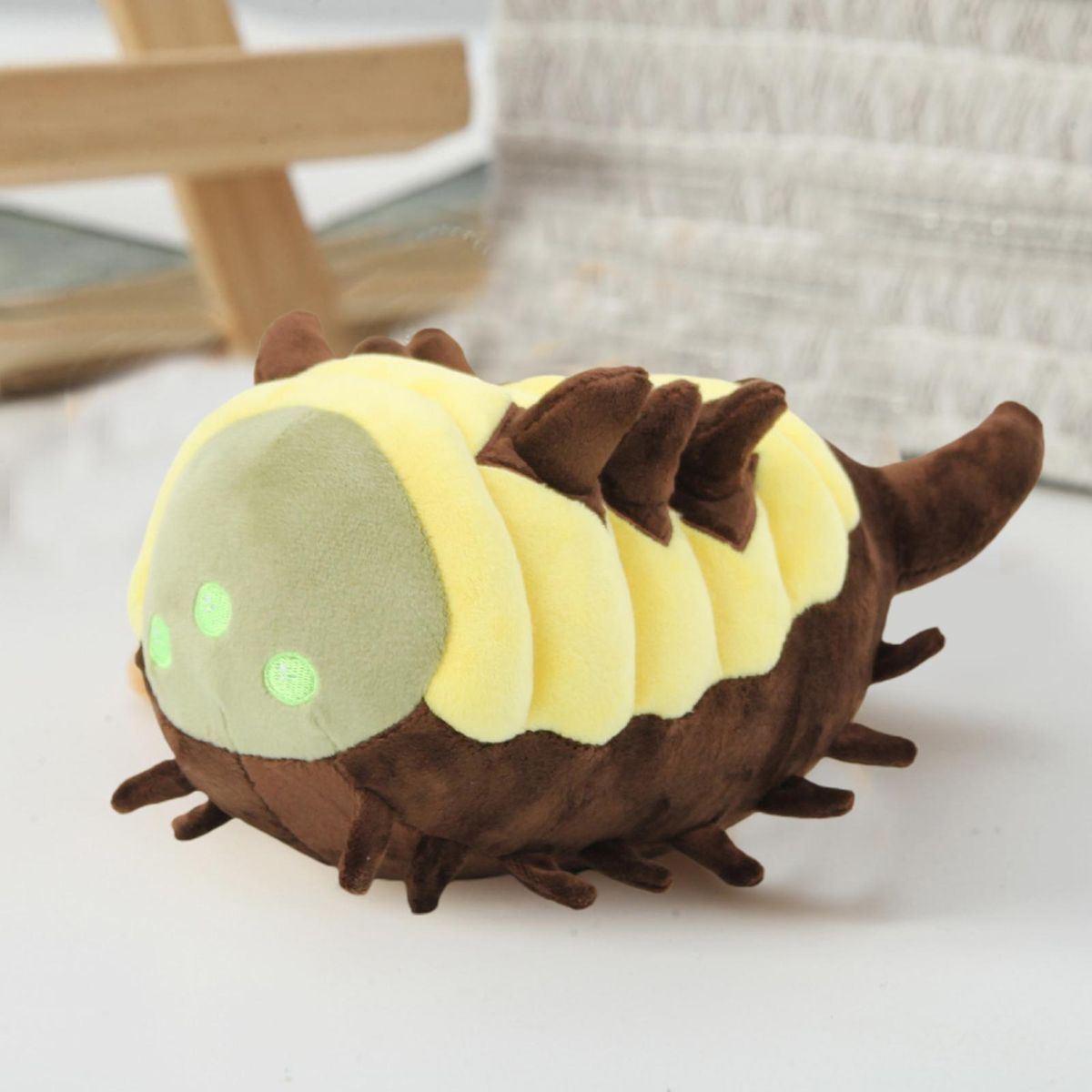 Plush Toy Hive Worm Doll Accessory Yellow