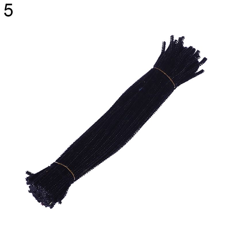 100Pcs Chenille Stems Pipe Cleaners Twist Rods Kids DIY-6#