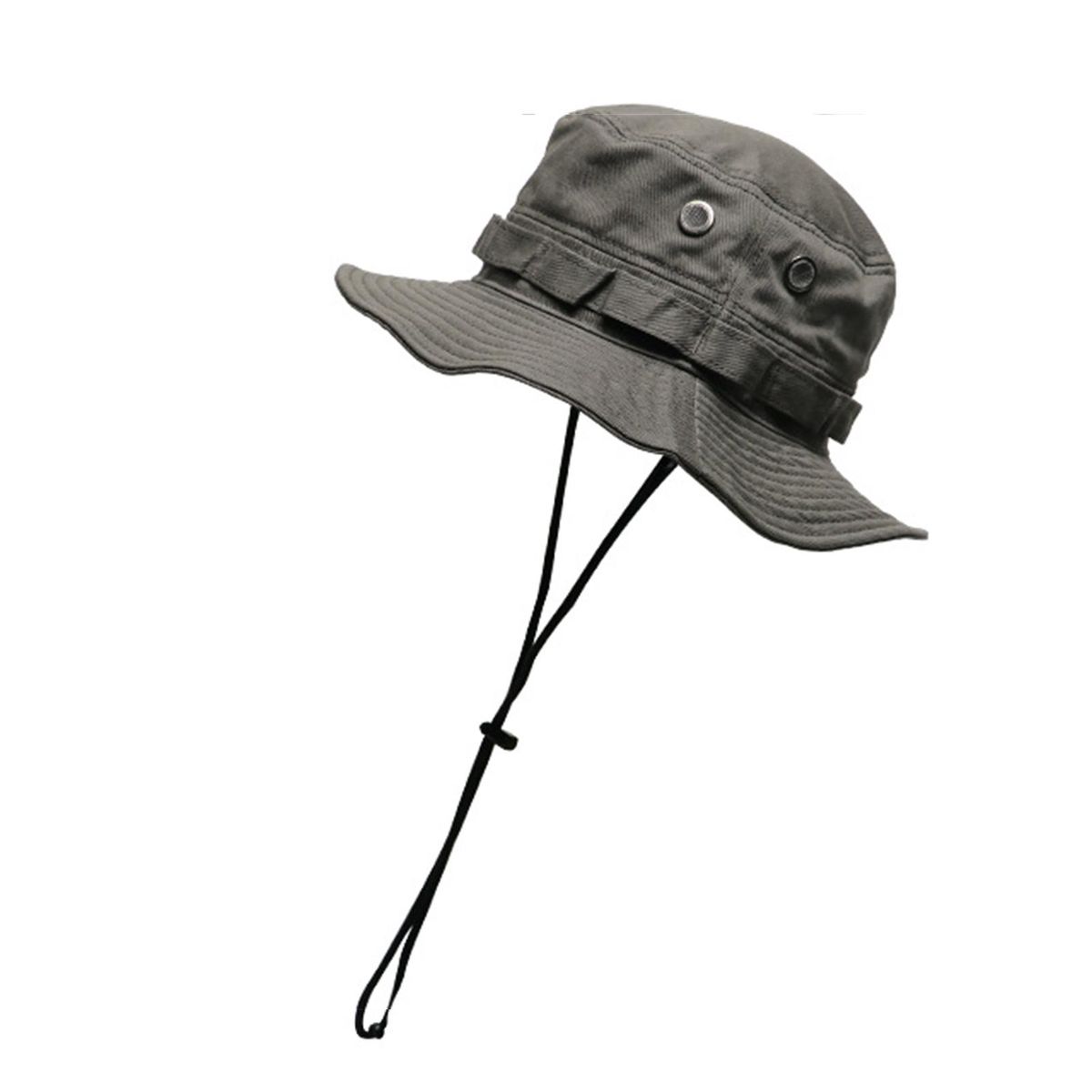 Bucket Hat Sun Protection Fisherman Hat Grey