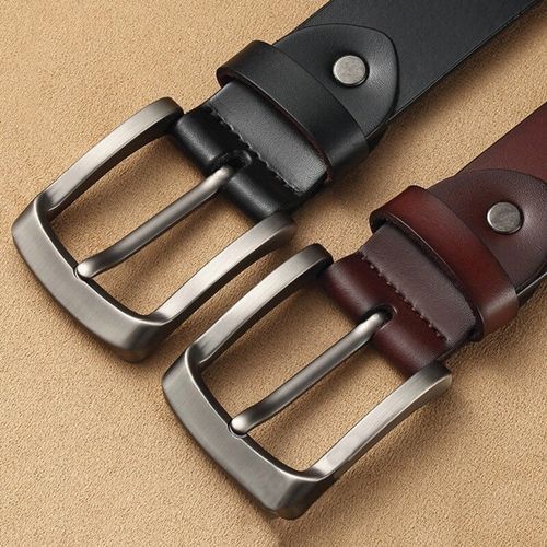 Dinisiton Men's Leather Belt Belts For Mens High Quality
