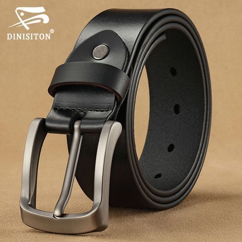 Dinisiton Men's Leather Belt Belts For Mens High Quality