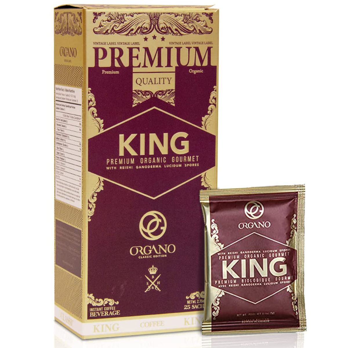 Premium Organic Gourmet Coffee - KING