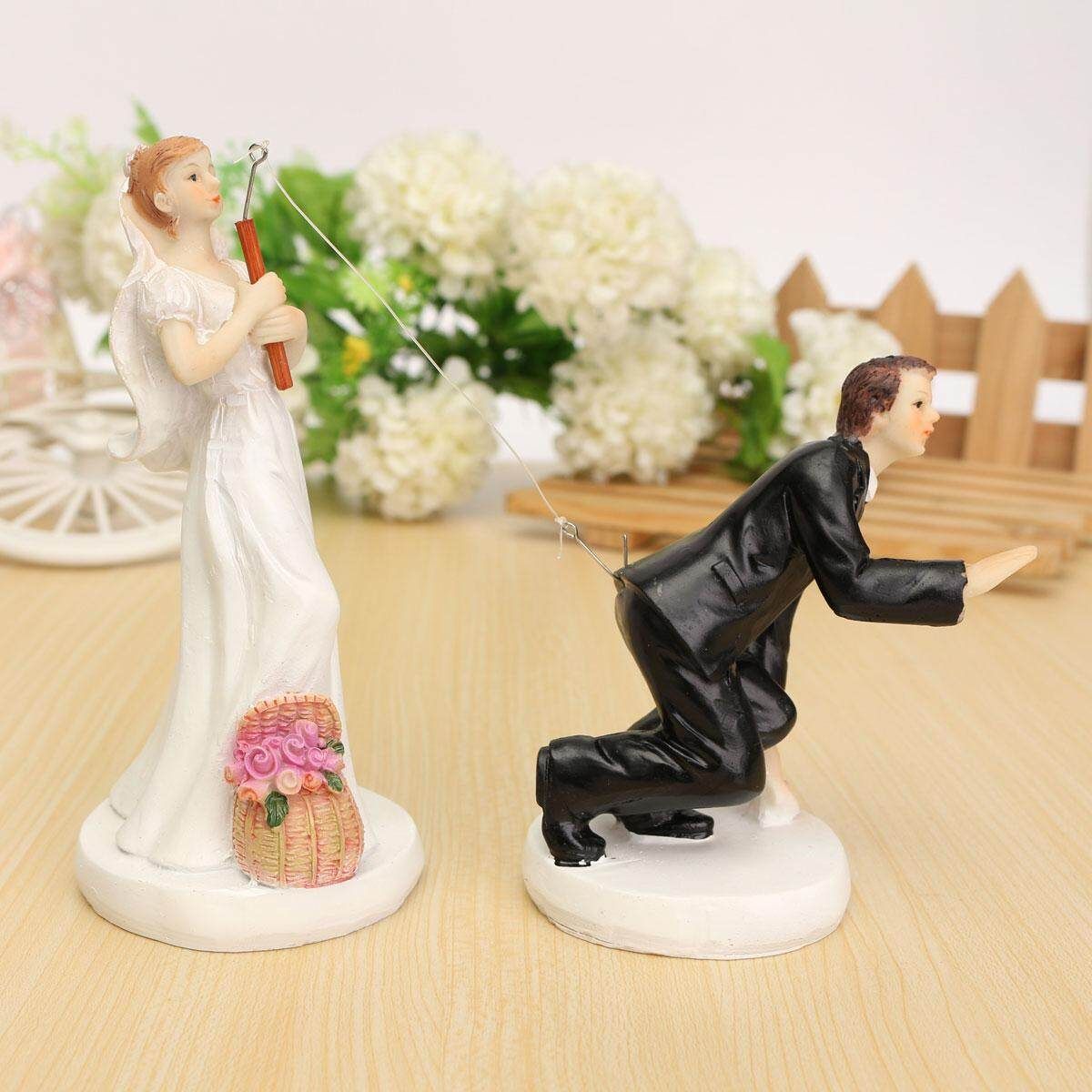Wedding Cake Toppers - Bride And Groom Couple, Cake Decoration