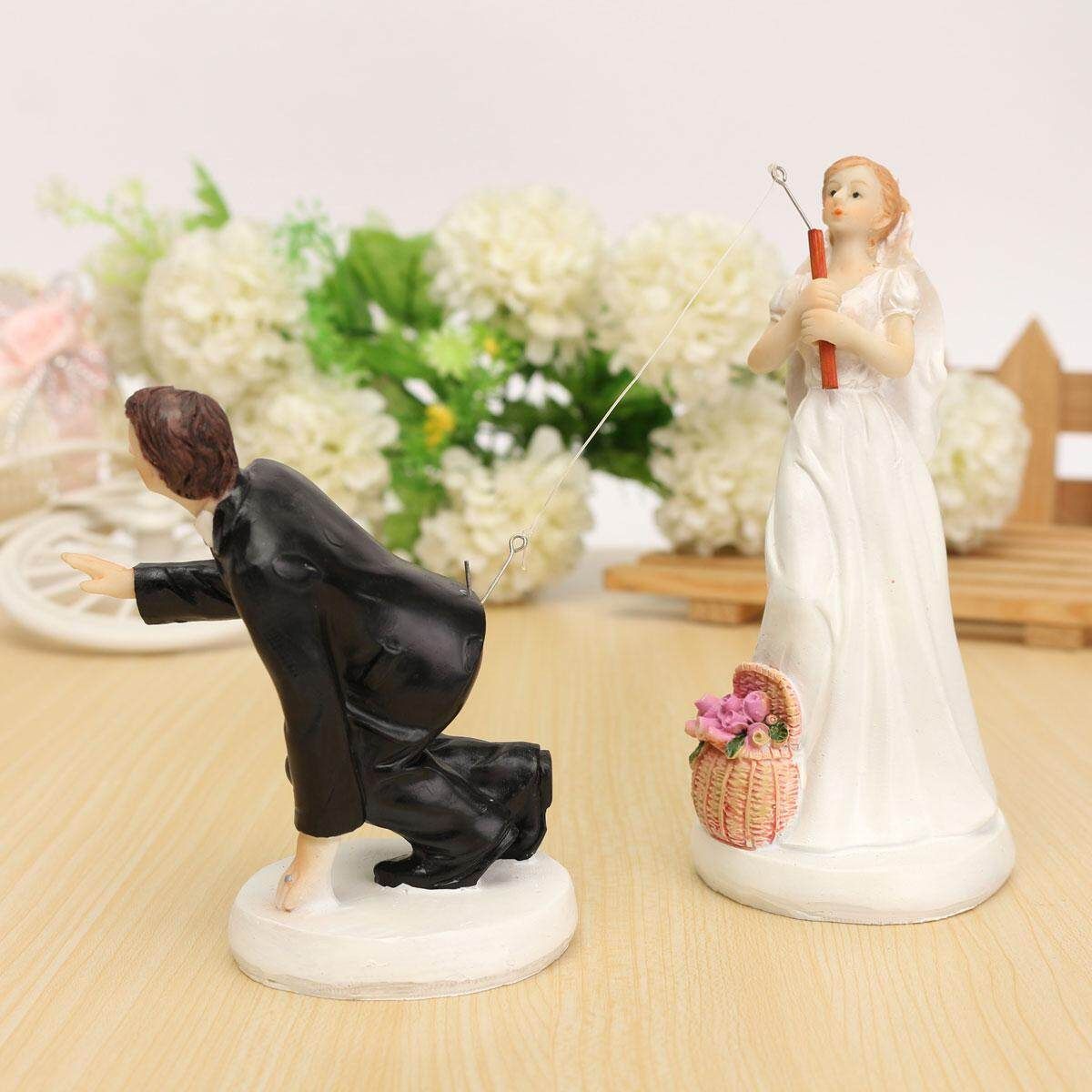 Wedding Cake Toppers - Bride And Groom Couple, Cake Decoration