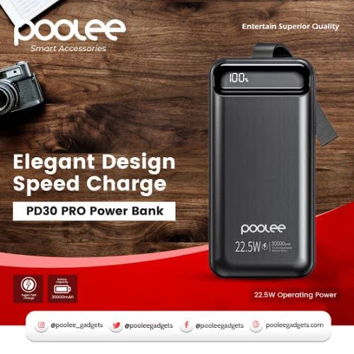 Poolee Powerbank-50,000mAh-22.5w