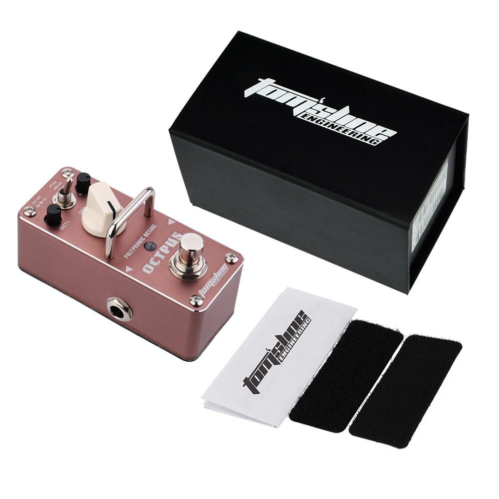 AROMA AOS-3 Octpus Polyphonic Octave Electric Guitar Effect Pedal Mini Single Effect with True Bypass