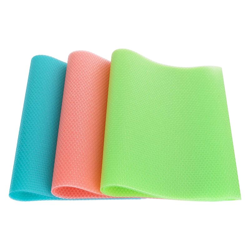 18 Pcs Refrigerator Liners Mats, Fridge Shelf Liners