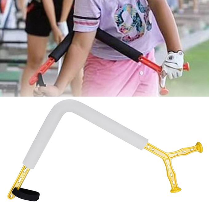 Golf Swing Trainer Assist Posture Corrector Gesture Practice For White