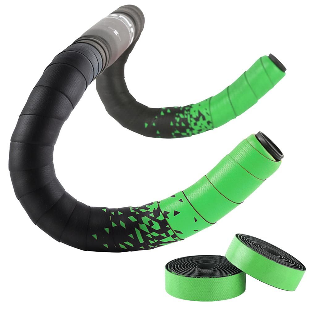 1 pair pf Bicycle Handlebar Tapes Road Bike Handlebar Band Breathable Non-Slip Cycling Handlebar Belt Wrap Bicycle Horns Belt Bike Anti-Slip Shockproof Riding Equipment