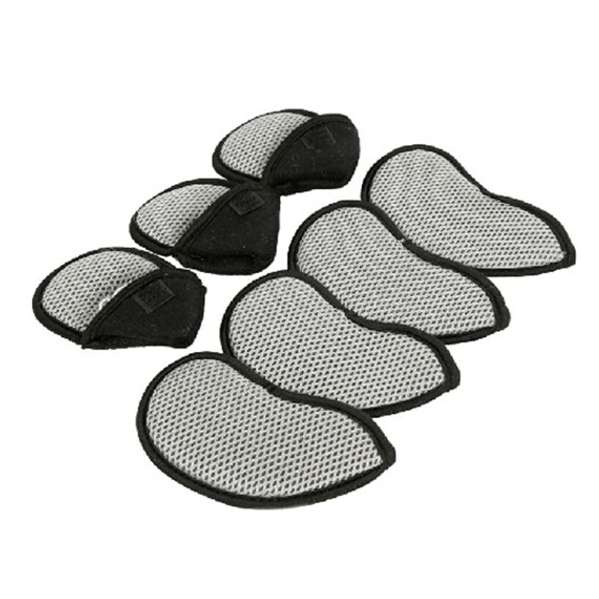 10Pcs Club Head Covers Colorful Golf Iron Club Head Protective Cases Grey