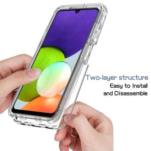 Galaxy A12 Phone Case Transparent Full Body Cover