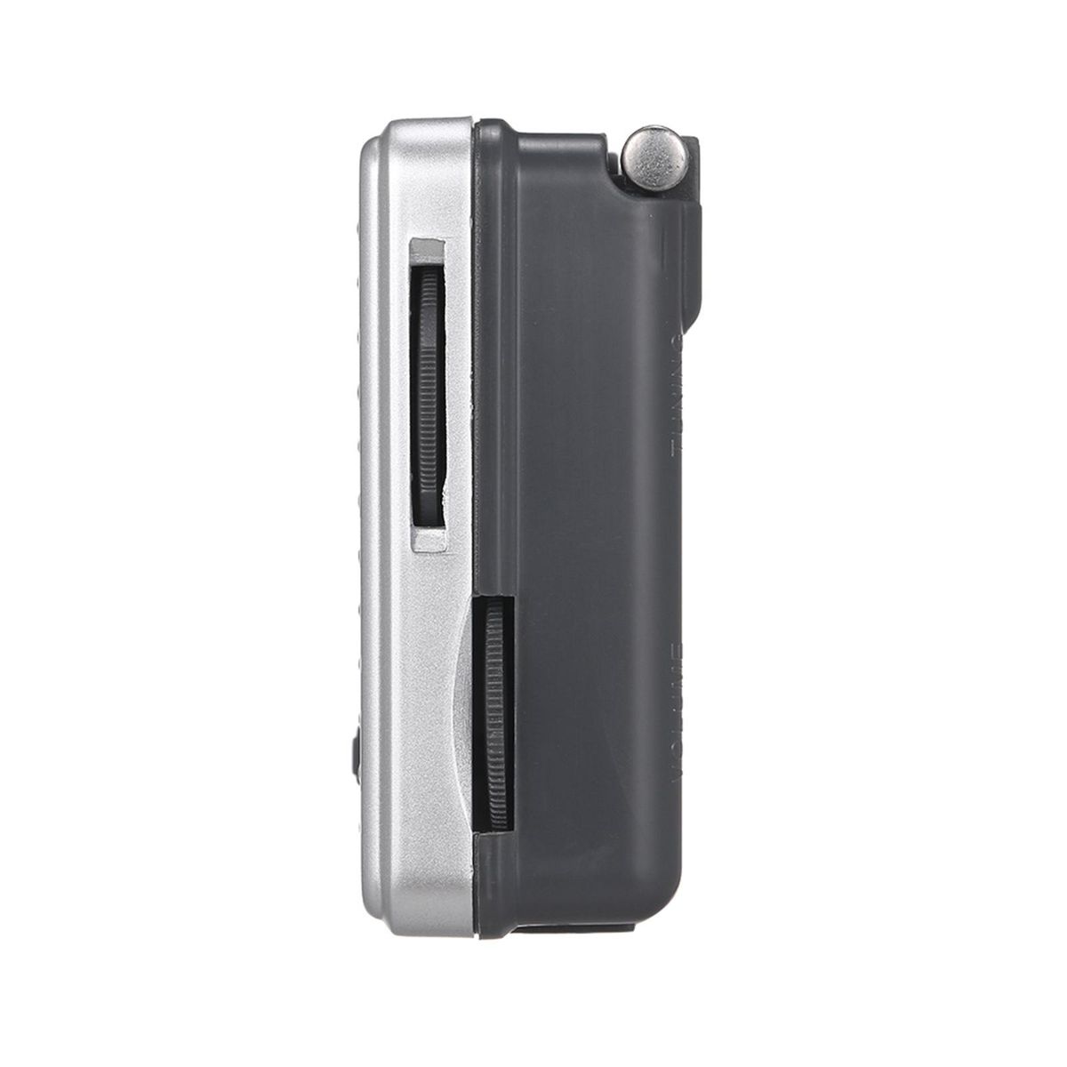 INDIN BC-R2011 Mini AM FM Radio 2 Band Radio Receiver Portable Pocket Radio Built-in Speaker w/ Headphone Jack Telescopic Antenna