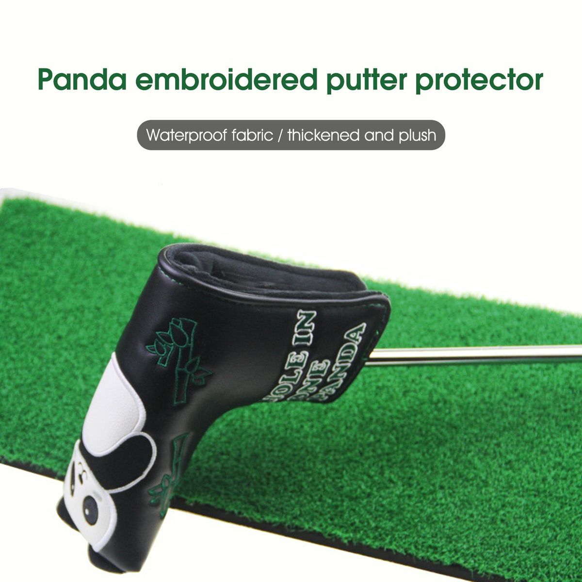 Golf Driver Cover Cute Mallet Putter Headcover L