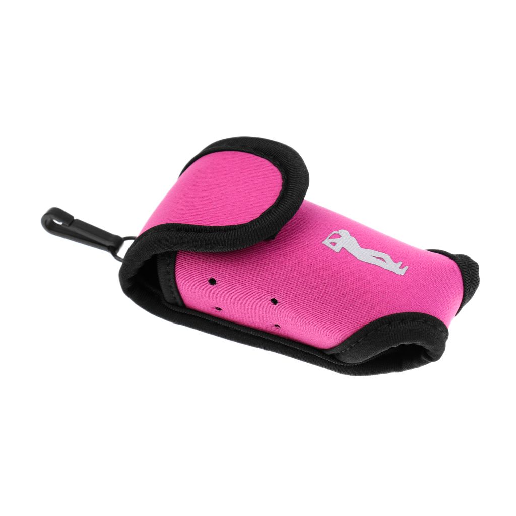 Golf Ball Holder Pouch Hot Pink