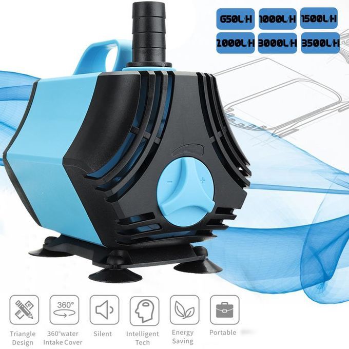 10W/20W/30W/40W/50W/60W Marine Water Pump Aquarium Fish Tank Pump Multi-function-3.5500L/H(60W)