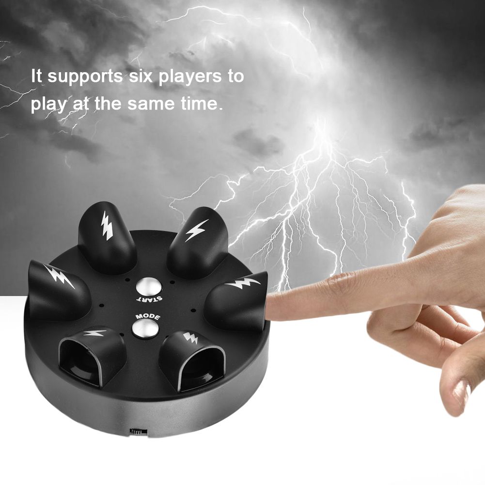 New 6 Slots Polygraph Tricky Funny Adult Micro Electric Shock Heart Beat Lie Detector Shocking Liar Test Novelty Party Game