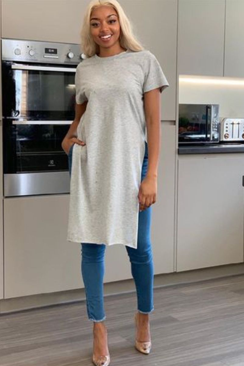 Ash Fabulous Slit Gown Top