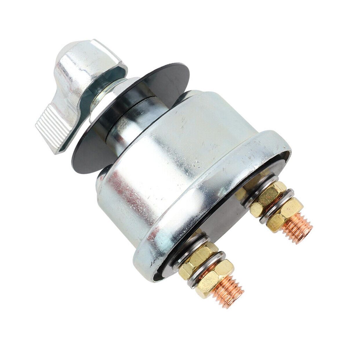200A 12V-24V Master Battery Disconnect Switch Battery Power Cut Off Switch for Car Vehicle Truck Boat (Aluminium Housing, On/Off)