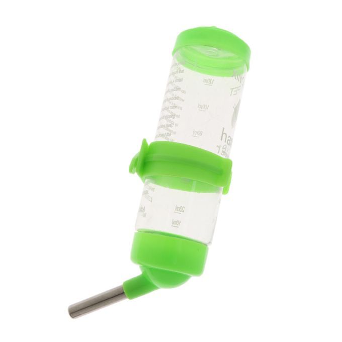 125ml Little Pet Drinking Water Bottle Rat Hamster Rabbit Green