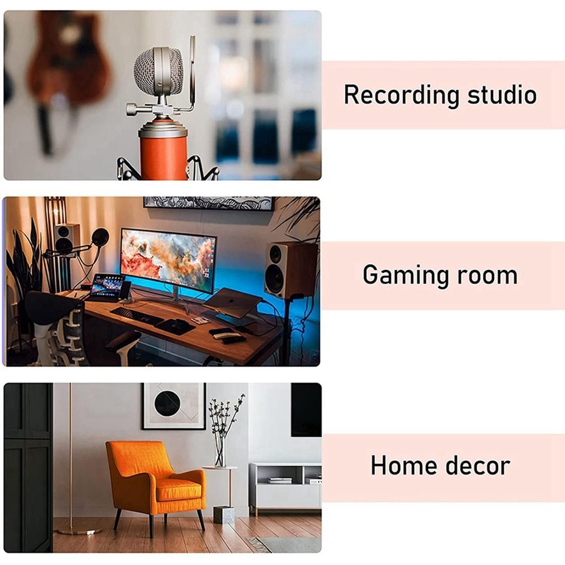 12 Pcs Acoustic Panels,for Acoustic Treatment,Wall