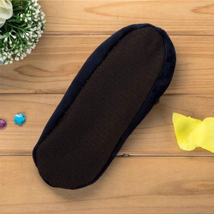 Men Thicken Winter Warm Boat Socks Elastic Indoor Floor Socks(Black)