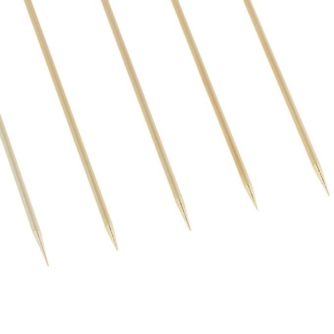 5pcs Stainless Steel Cocktail Fruit Sticks Bar Circle  Circle -Gold