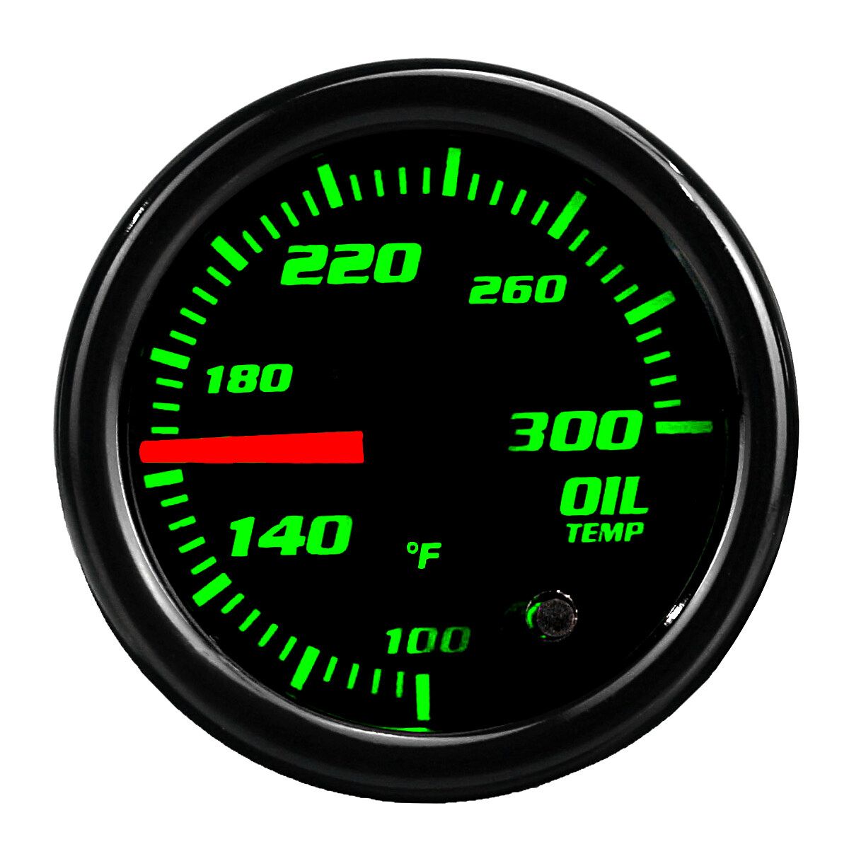 Universal 2'' 52mm Car Oil Temperature Temp Meter 7- LED Display