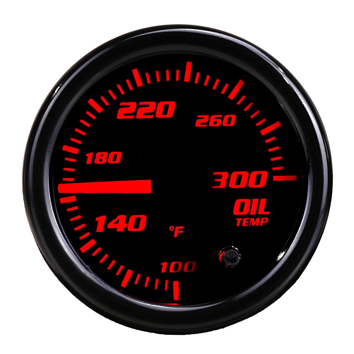 Universal 2'' 52mm Car Oil Temperature Temp Meter 7- LED Display